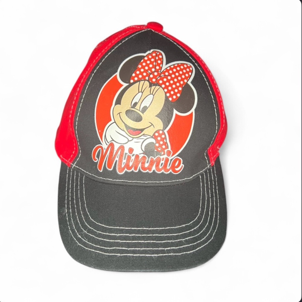 Disney Minnie Mouse Trucker‎ Hat Red Black OSFM